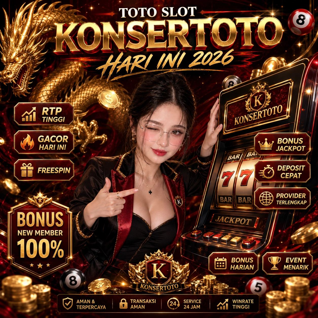KONSERTOTO: Hub Toto Slot Gacor & Togel Online Terpadu