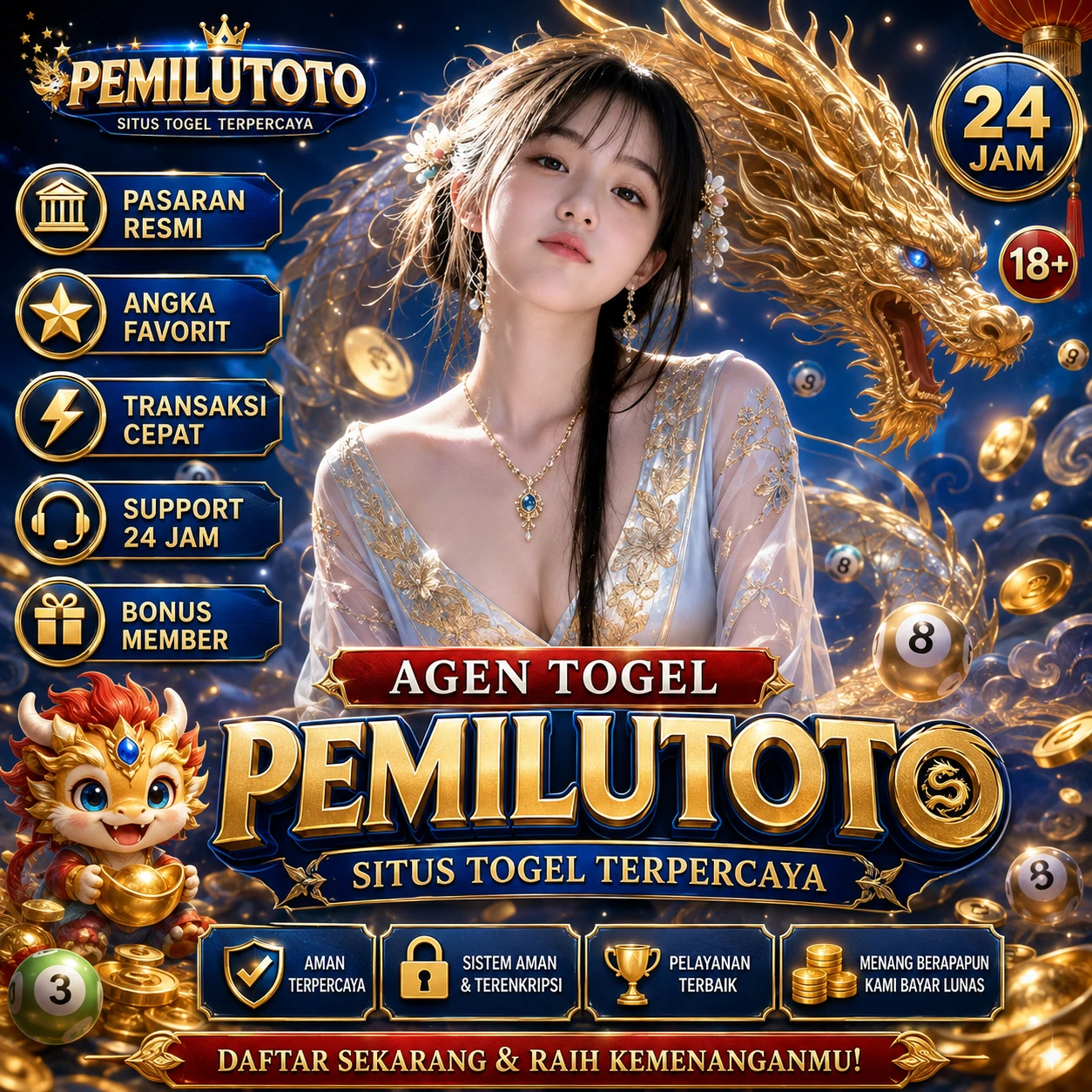 PEMILUTOTO: Agen Togel Online Terpercaya Hadiah 4D 10 Juta Terbesar