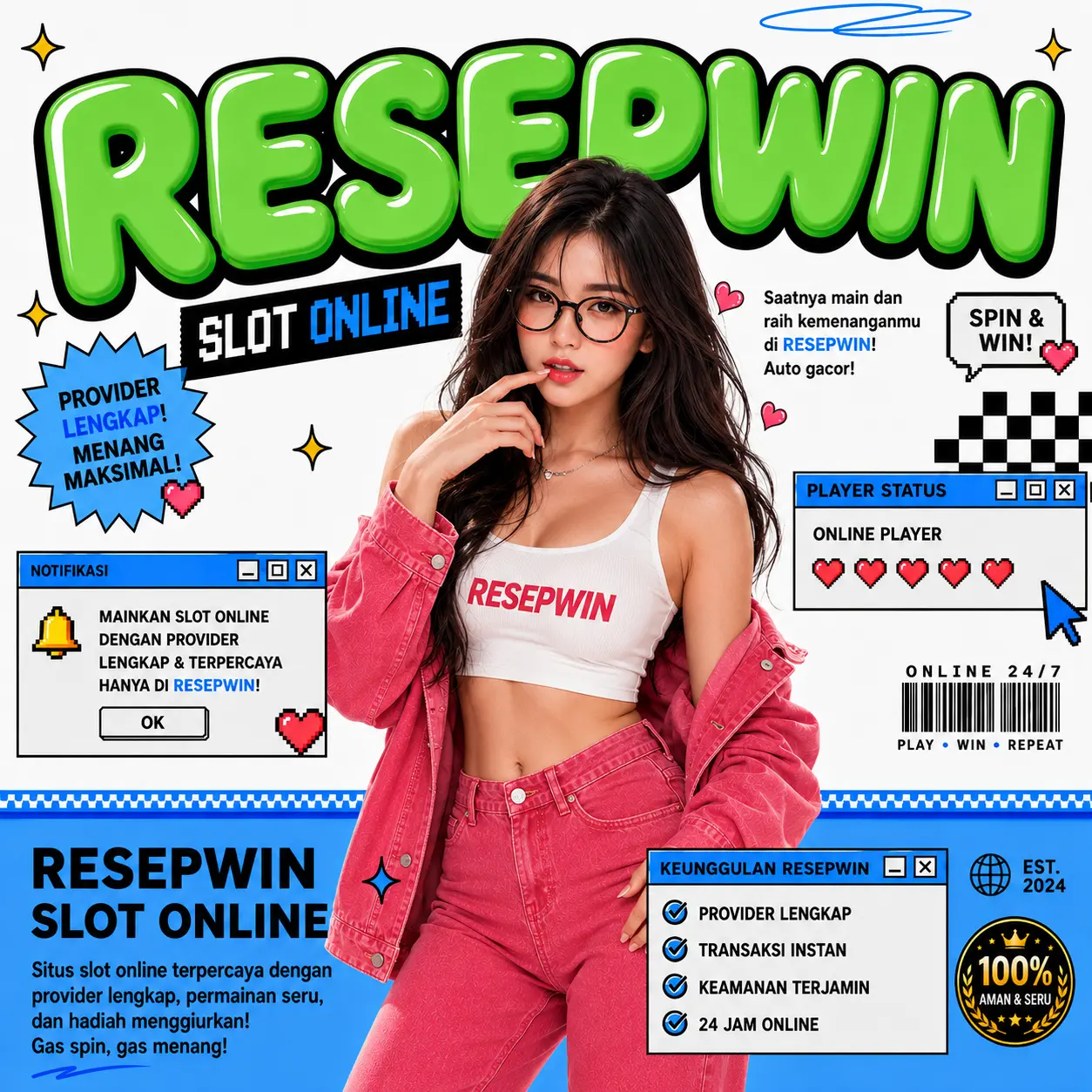RESEPWIN: Arena Slot Online Terpercaya Provider Terlengkap & Server Anti Lagby RESEPWIN
