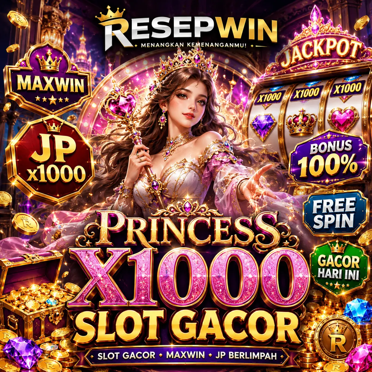 RESEPWIN: Platform Slot Online Paling Gacor Fitur Auto-Spin Auto Maxwin