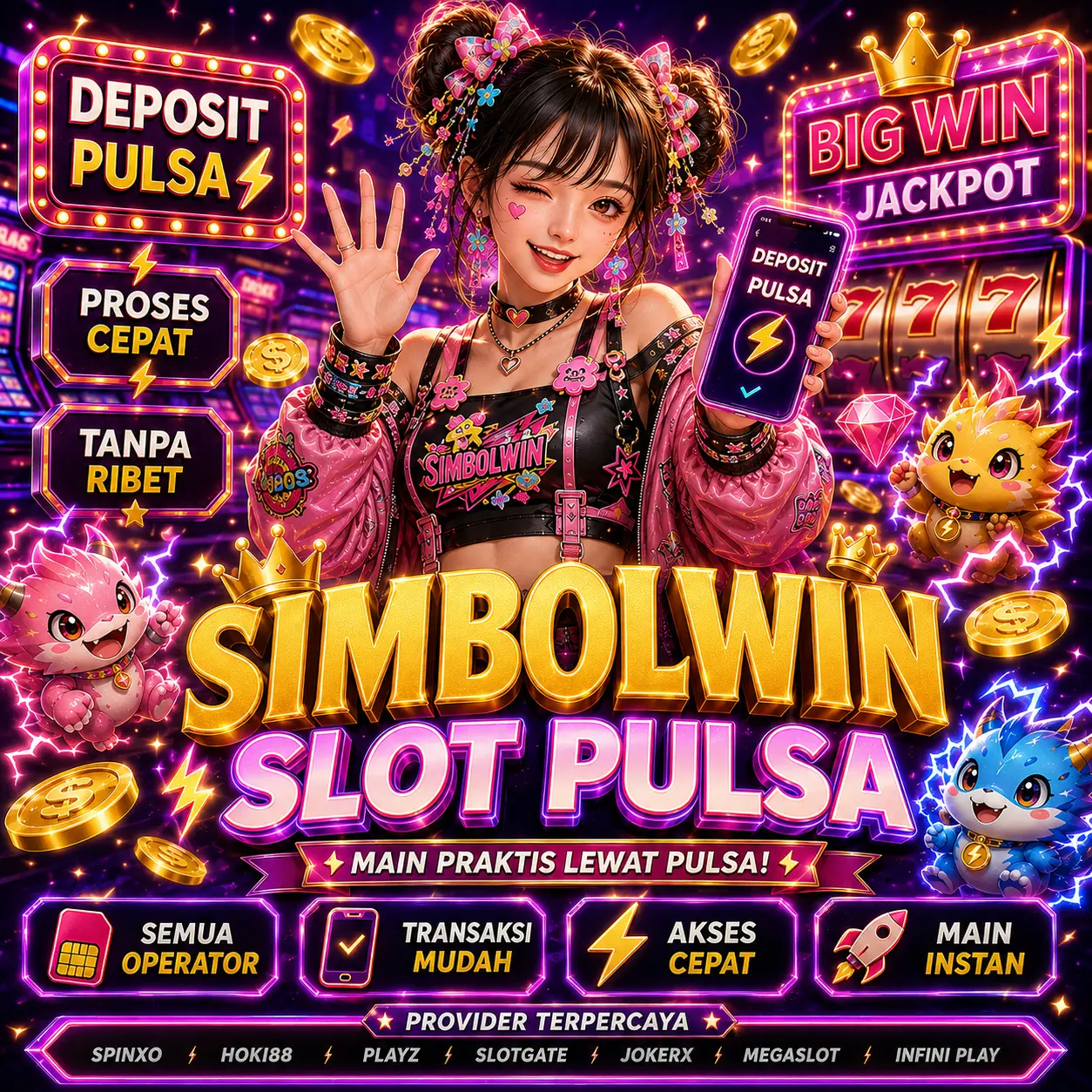 SIMBOLWIN: Layanan Deposit Slot Pulsa Tanpa Potongan Terpercaya