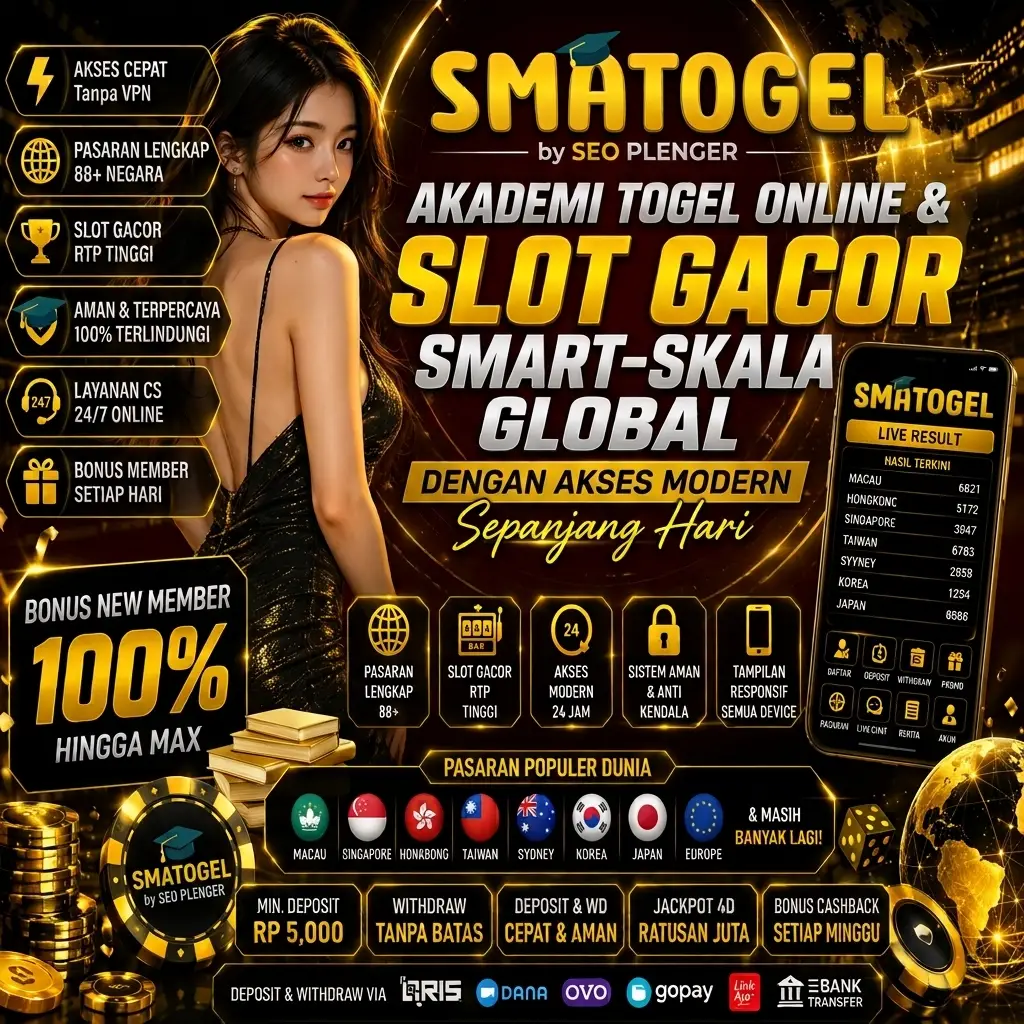 SMATOGEL Login Slot Gacor Deposit Via Dana Qris Tercepat Anti Ribet