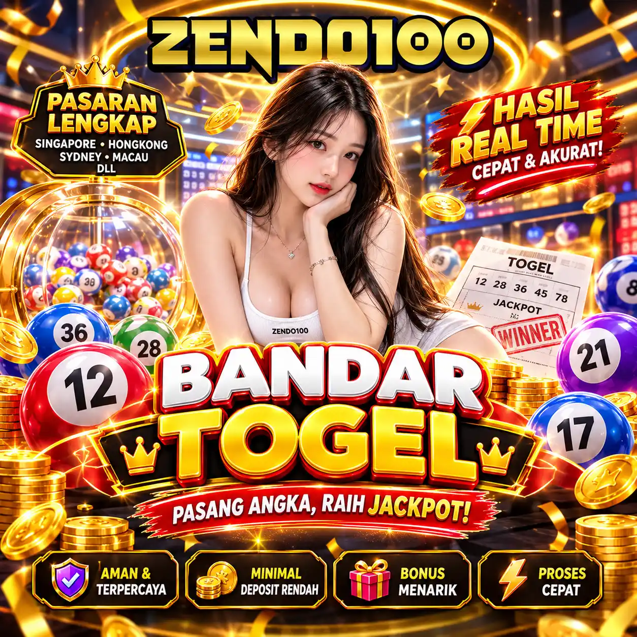 ZENDO100 ♛ Bandar Togel Internasional Pembayaran 100% Lunas