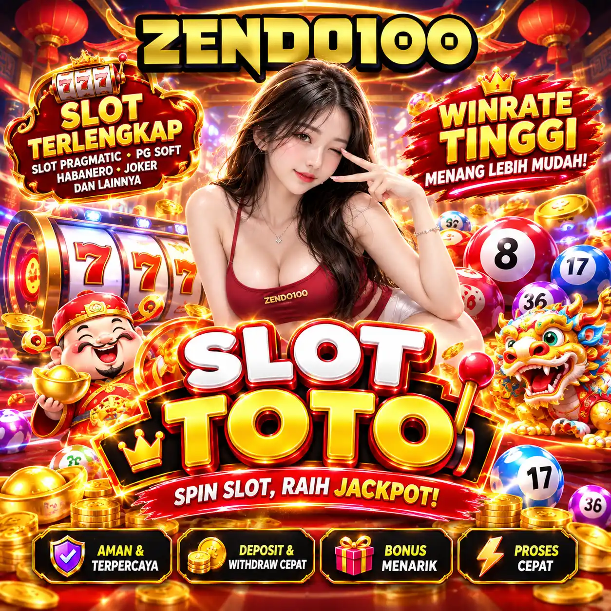 ZENDO100 Login Situs Slot Toto Deposit Via Dana Qris Tercepat Anti Ribet